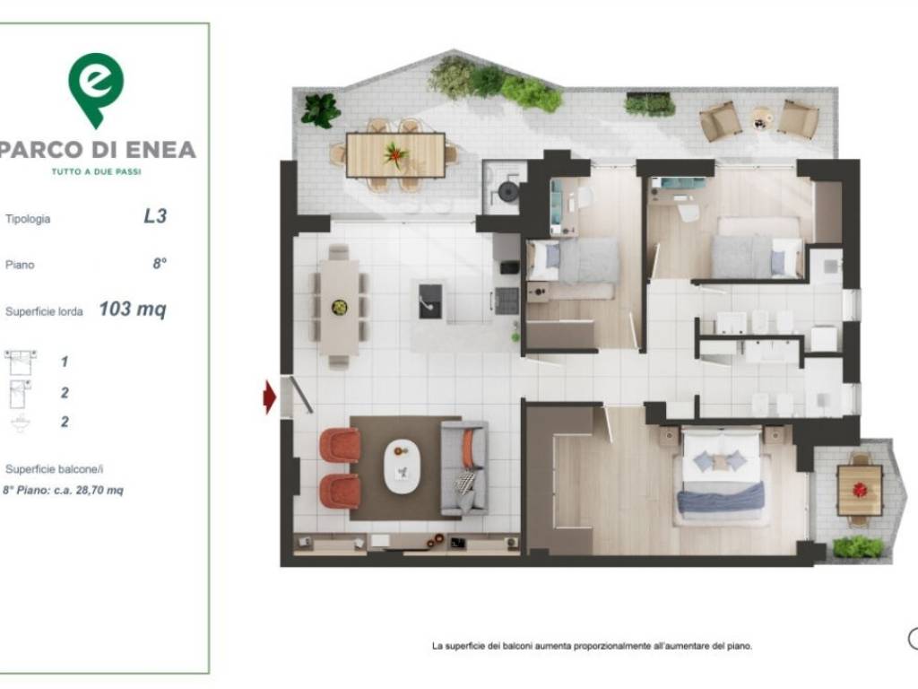 appartamento in vendita a Pomezia