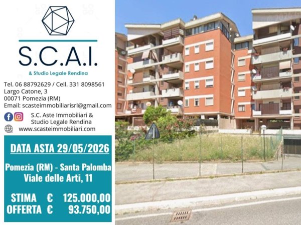 appartamento in vendita a Pomezia in zona Santa Palomba