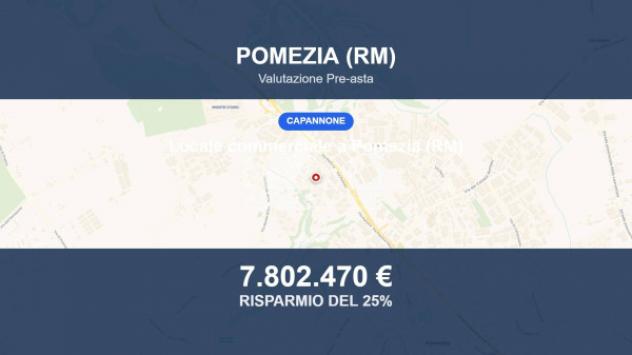 locale commerciale in vendita a Pomezia