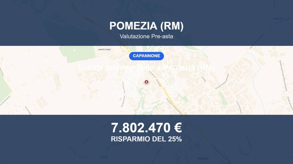 locale commerciale in vendita a Pomezia