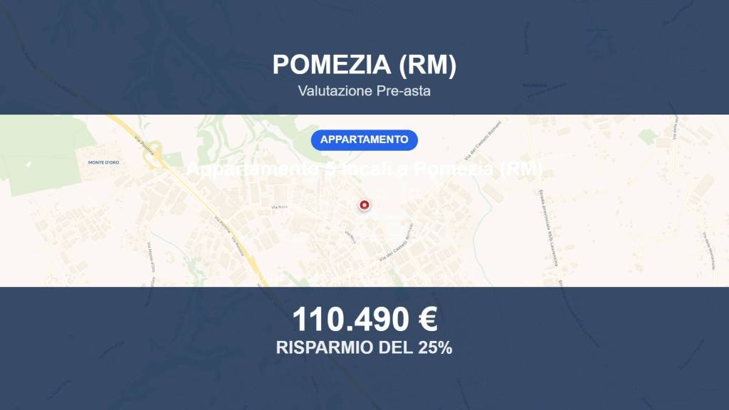 appartamento in vendita a Pomezia