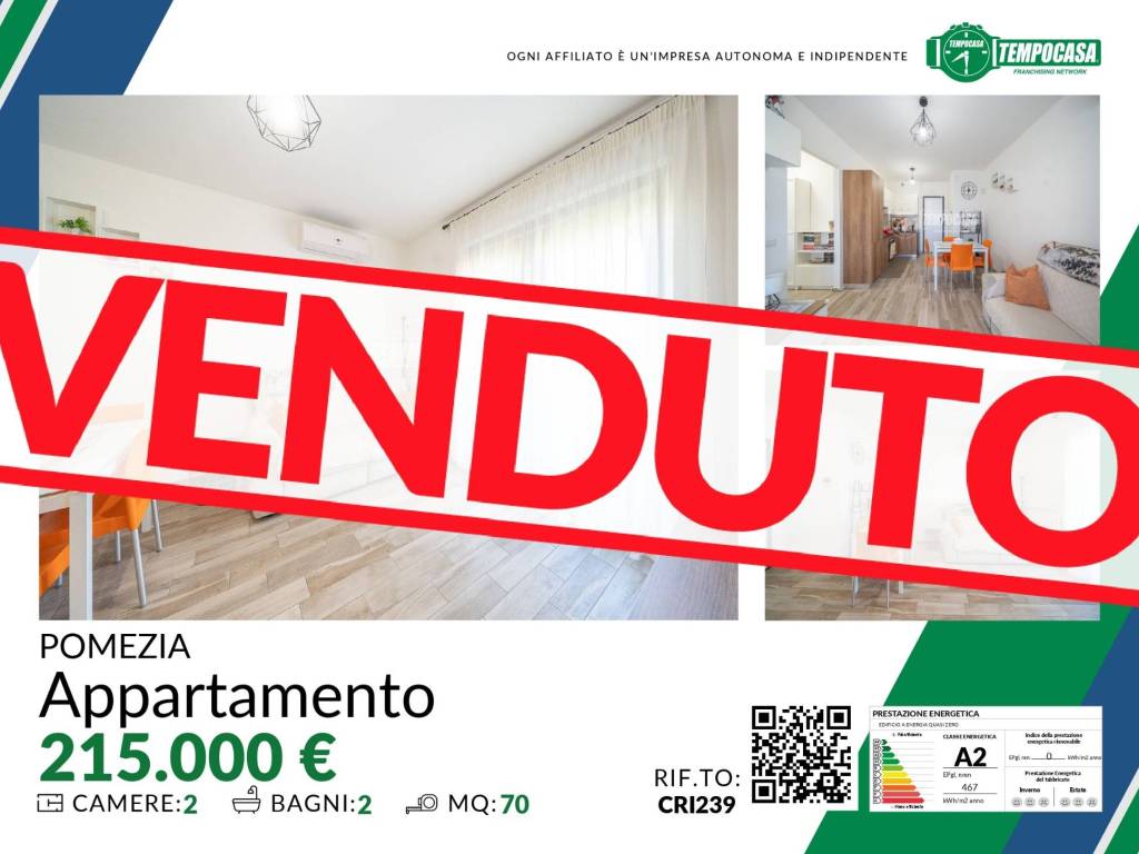appartamento in vendita a Pomezia