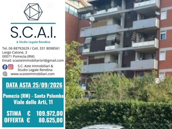 appartamento in vendita a Pomezia in zona Santa Palomba