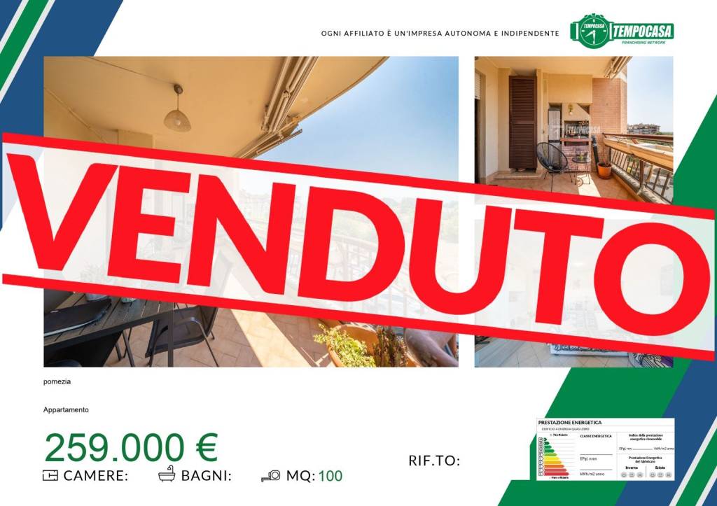 appartamento in vendita a Pomezia in zona Colli di Enea
