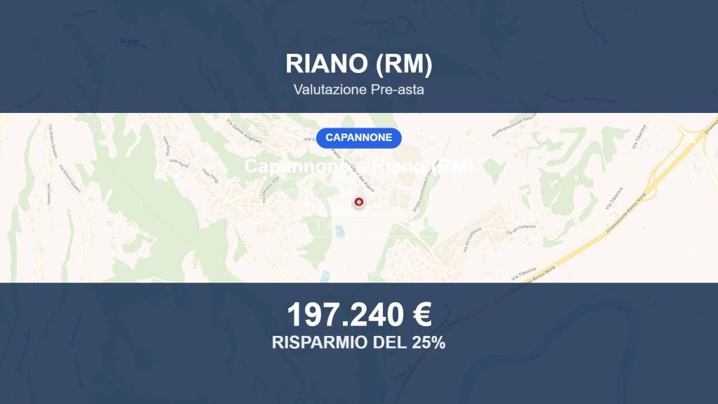 locale commerciale in vendita a Riano