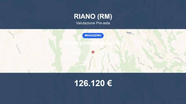 locale commerciale in vendita a Riano