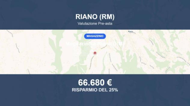locale commerciale in vendita a Riano