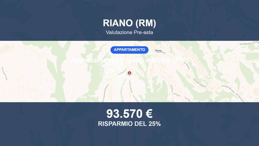 appartamento in vendita a Riano
