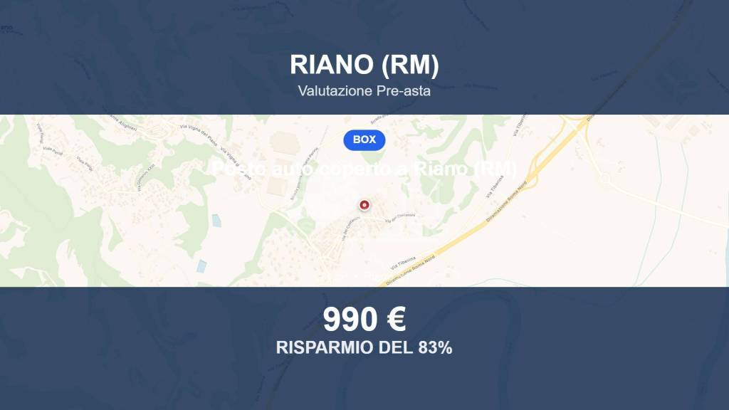 box auto in vendita a Riano
