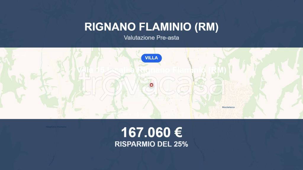 casa indipendente in vendita a Rignano Flaminio in zona Case Morolo