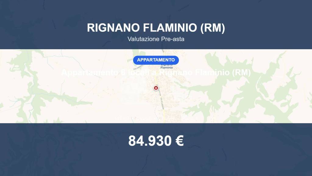 appartamento in vendita a Rignano Flaminio in zona Santo Sisini