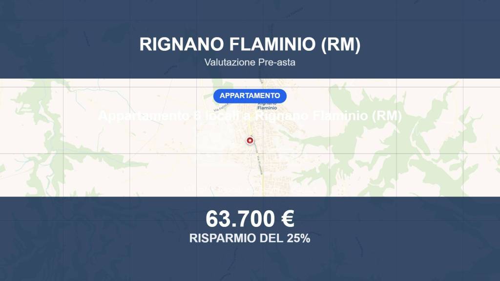 appartamento in vendita a Rignano Flaminio in zona Santo Sisini