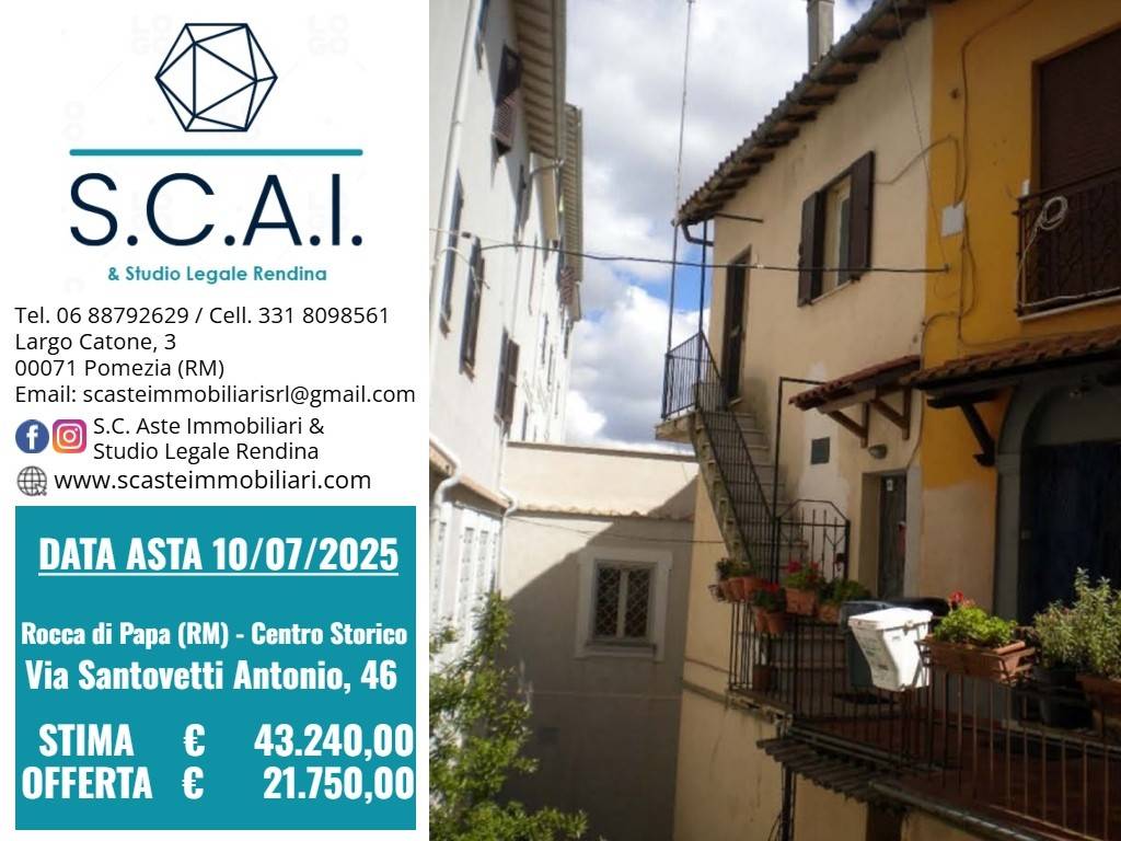 monolocale in vendita a Rocca di Papa