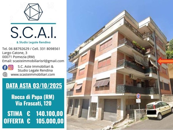 appartamento in vendita a Rocca di Papa