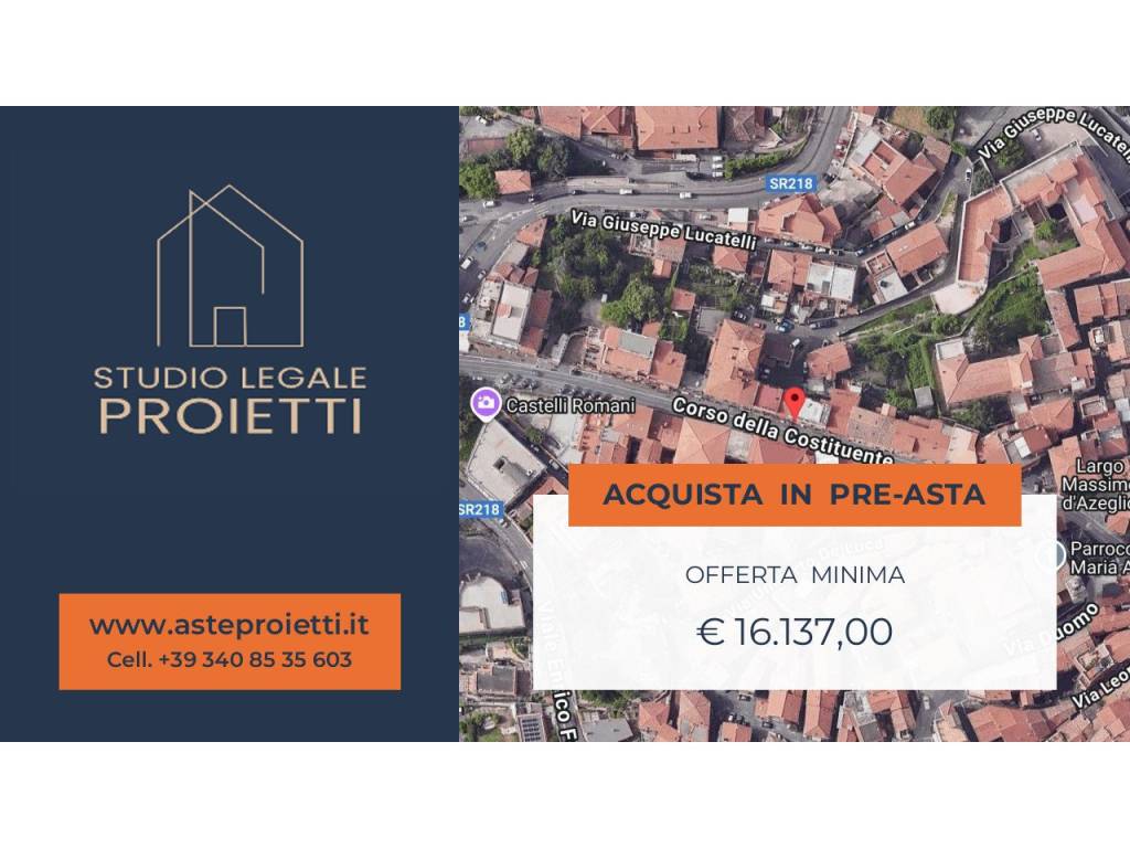 appartamento in vendita a Rocca di Papa