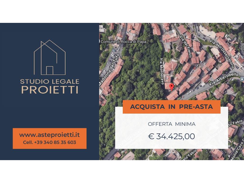 appartamento in vendita a Rocca di Papa