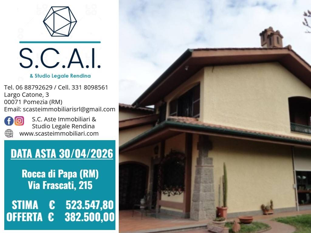 casa indipendente in vendita a Rocca di Papa