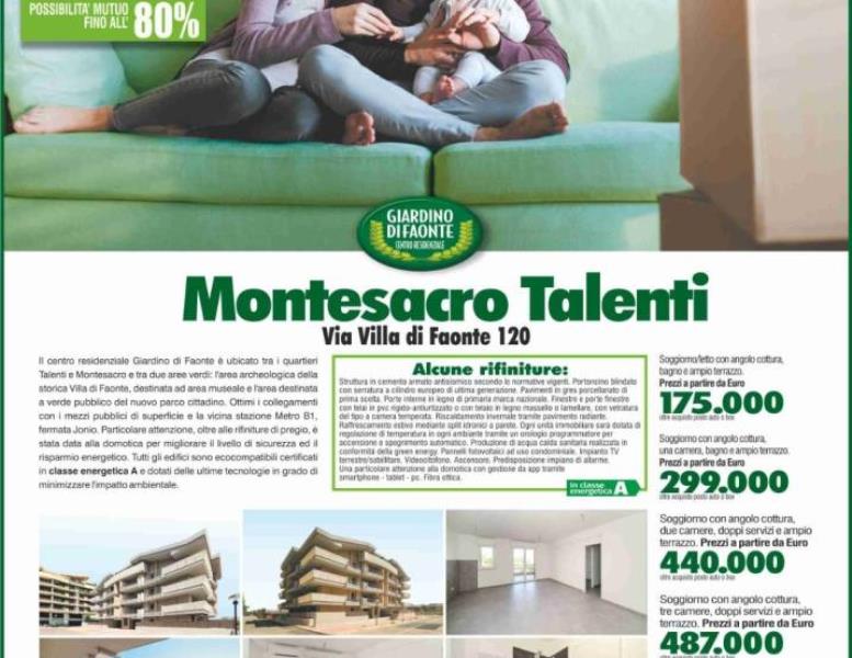 appartamento in vendita a Roma in zona Monte Sacro/Talenti