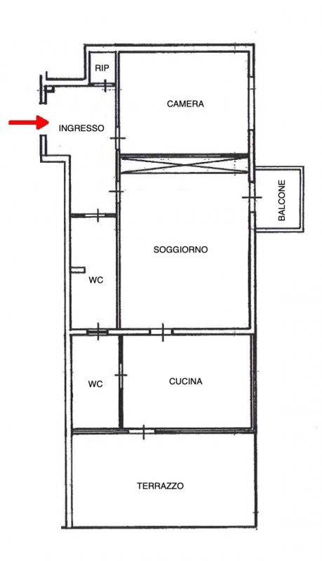 appartamento in vendita a Roma in zona Primavalle