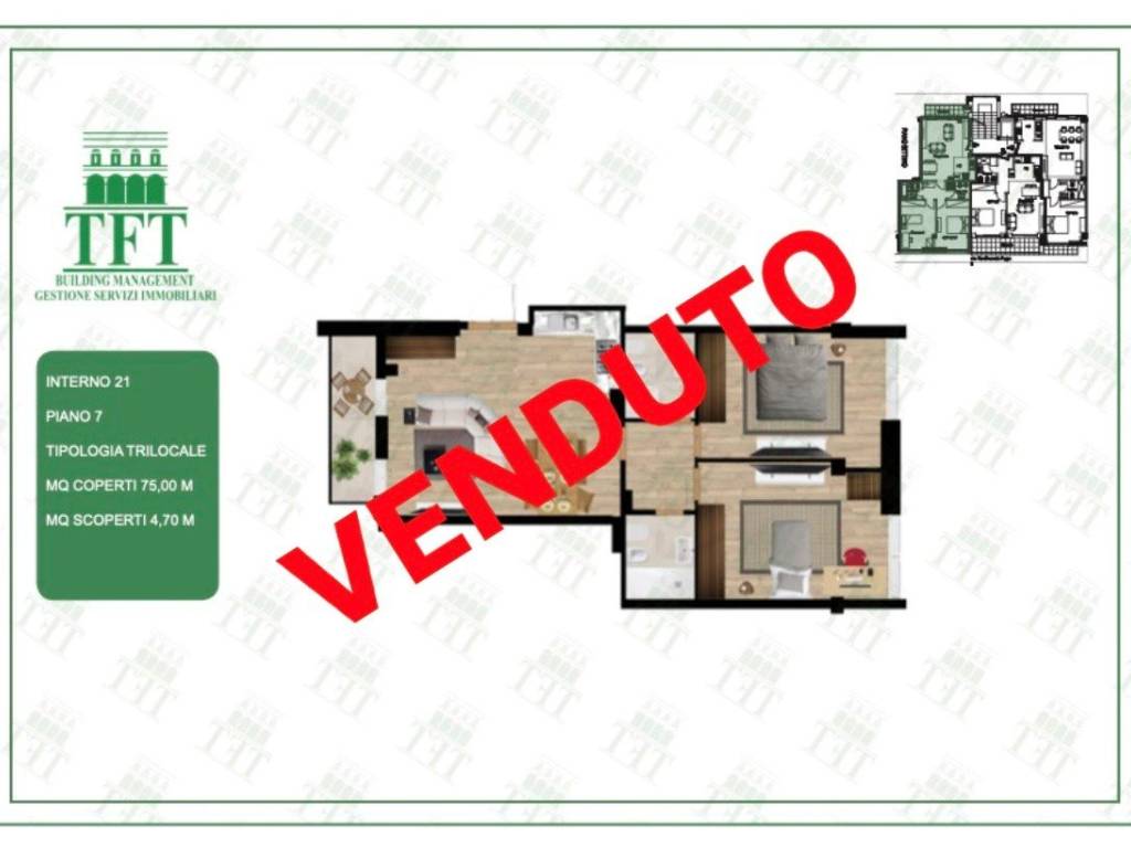 appartamento in vendita a Roma in zona Flaminio