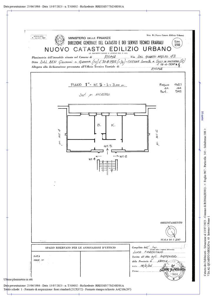 appartamento in vendita a Roma in zona Appio Pignatelli