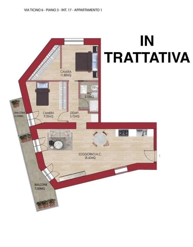appartamento in vendita a Roma in zona Trieste
