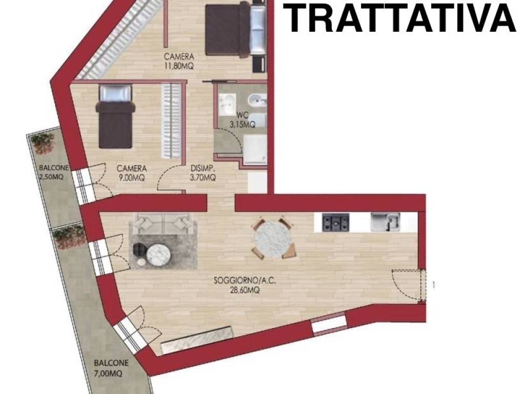 appartamento in vendita a Roma in zona Trieste