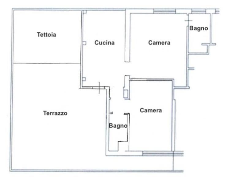 appartamento in vendita a Roma in zona Dragona/Bagnoletto