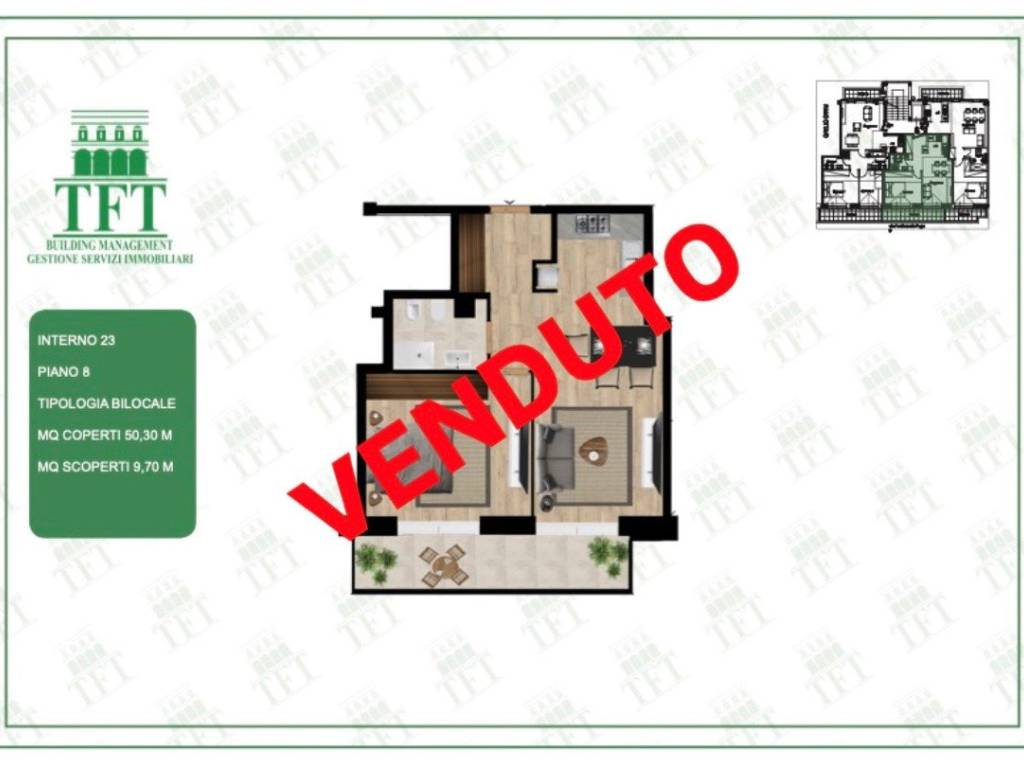 appartamento in vendita a Roma in zona Tor Vergata/Torrenova