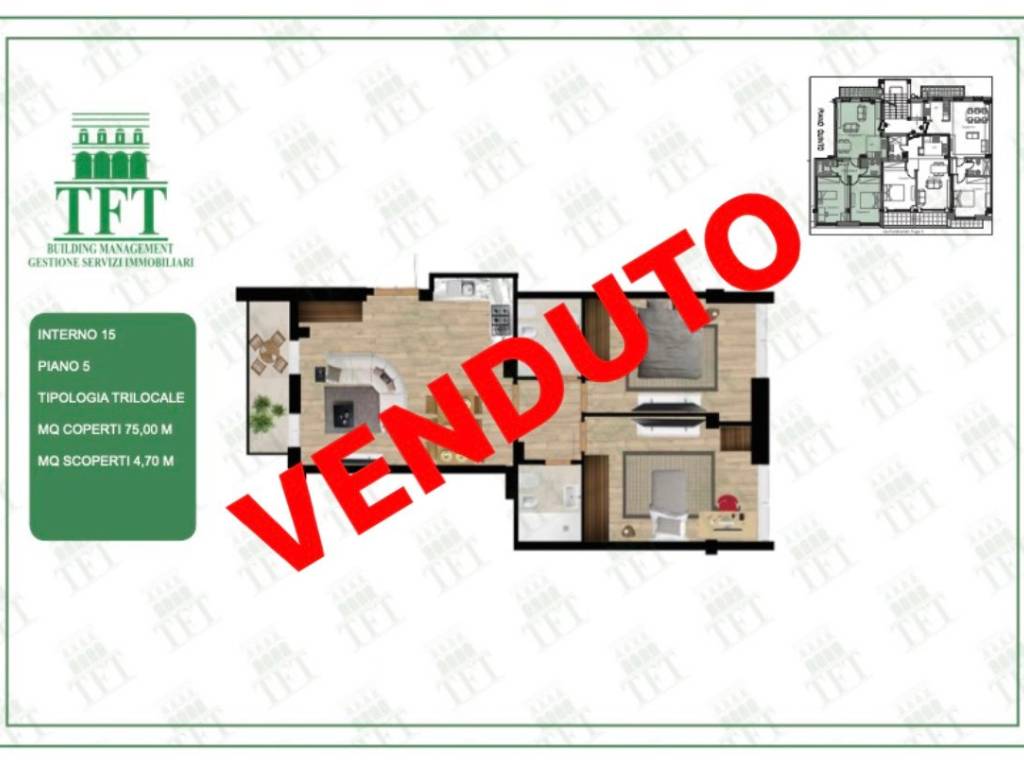 appartamento in vendita a Roma in zona Flaminio