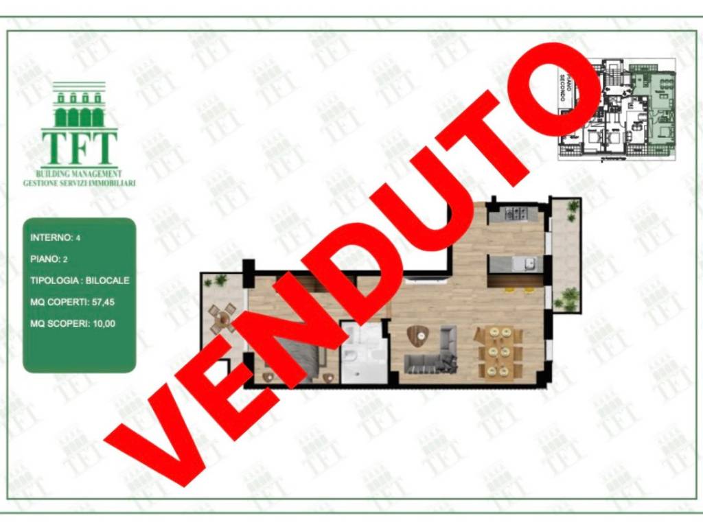 appartamento in vendita a Roma in zona Flaminio
