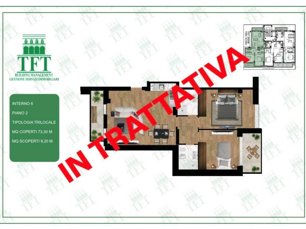 appartamento in vendita a Roma in zona Flaminio