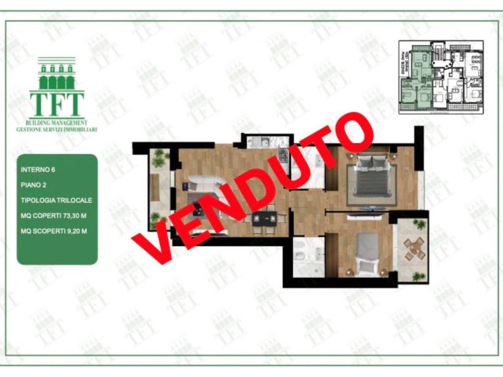 appartamento in vendita a Roma in zona Flaminio