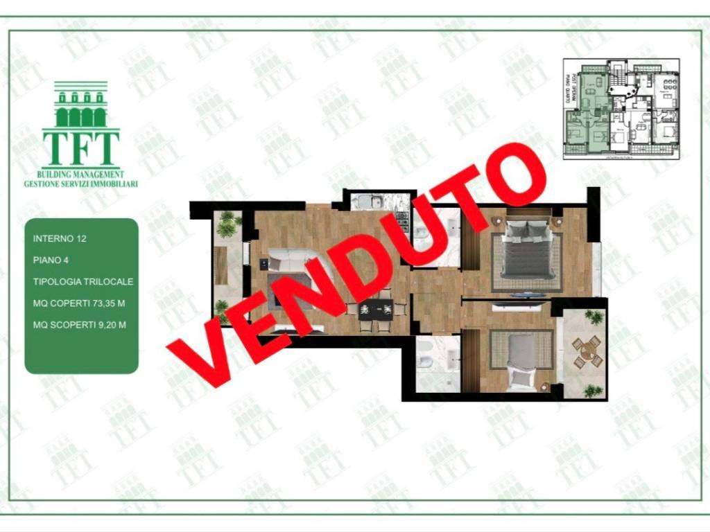 appartamento in vendita a Roma in zona Flaminio