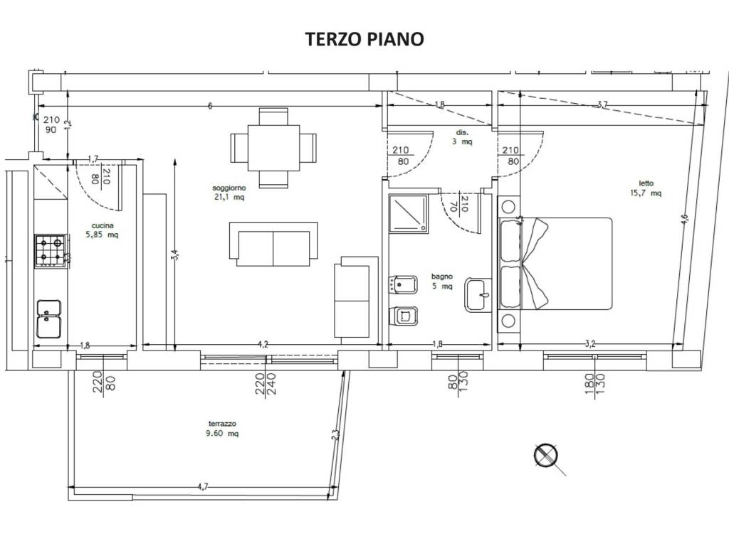 appartamento in vendita a Roma in zona Romanina