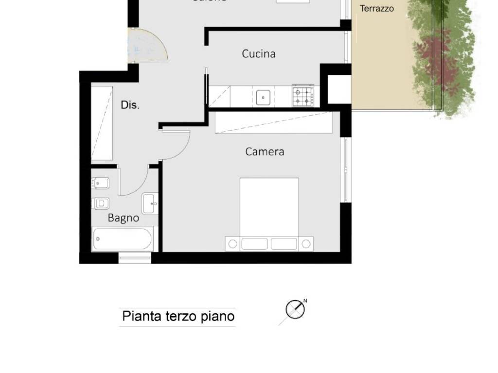 appartamento in vendita a Roma in zona Casal Palocco