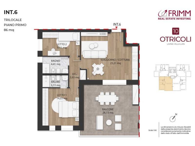 appartamento in vendita a Roma in zona Monte Sacro/Talenti