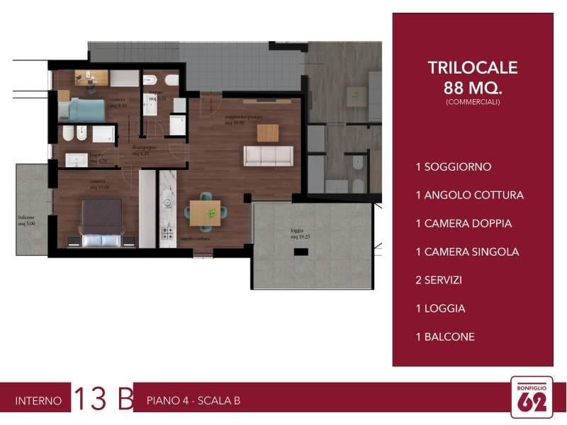 appartamento in vendita a Roma in zona Torrevecchia