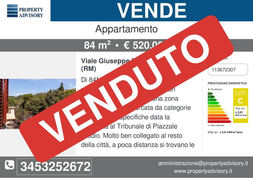 appartamento in vendita a Roma in zona Della Vittoria