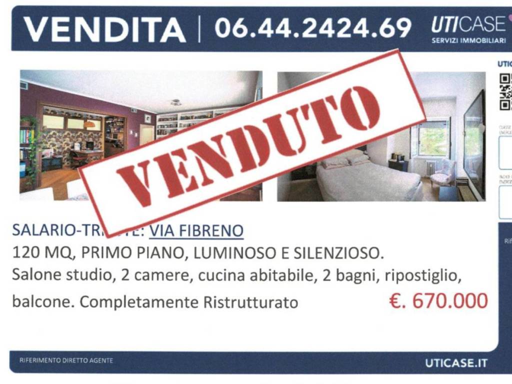 appartamento in vendita a Roma in zona Trieste