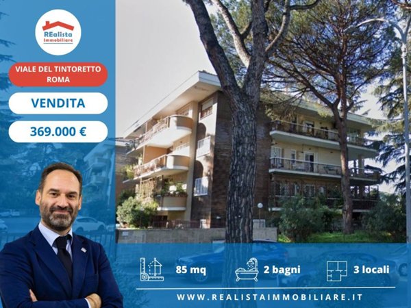 appartamento in vendita a Roma in zona Ardeatino