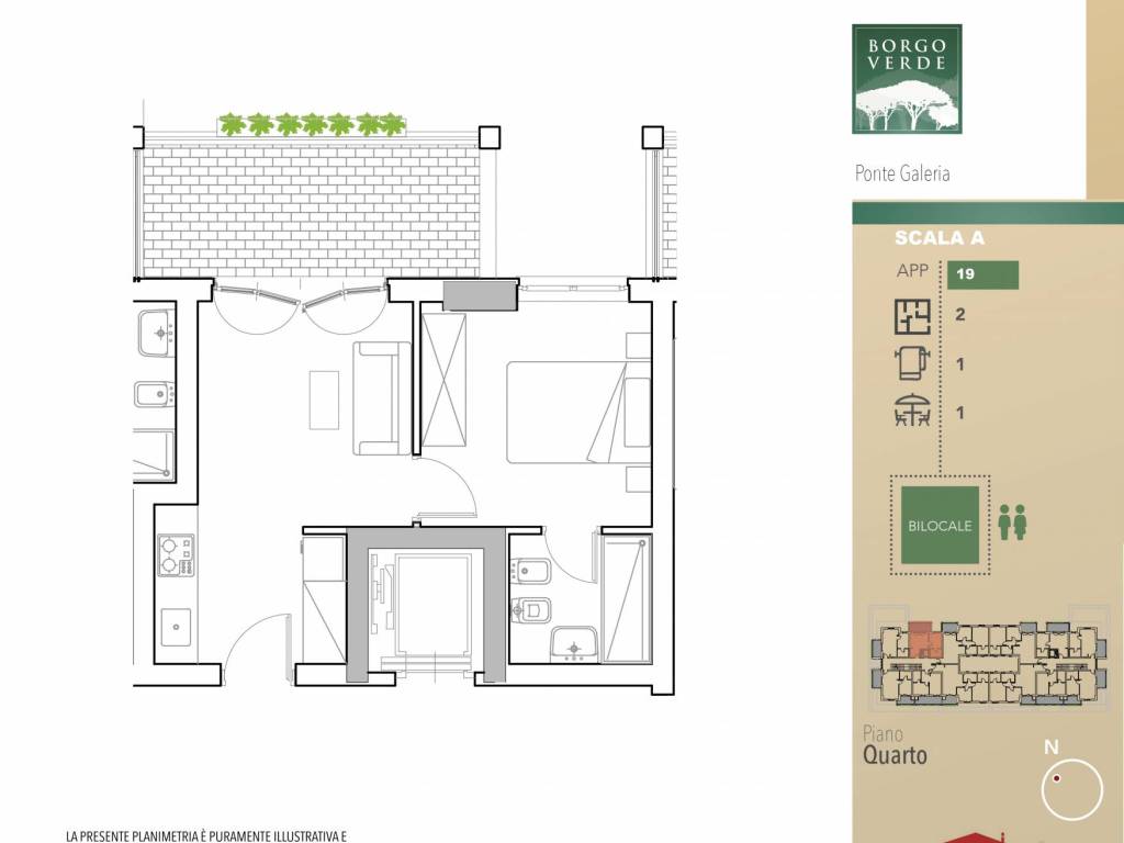 appartamento in vendita a Roma in zona Massimina/Casal Lumbroso