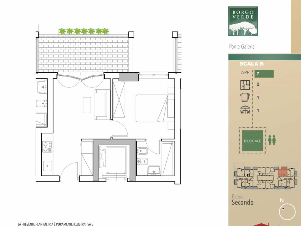 appartamento in vendita a Roma in zona Massimina/Casal Lumbroso