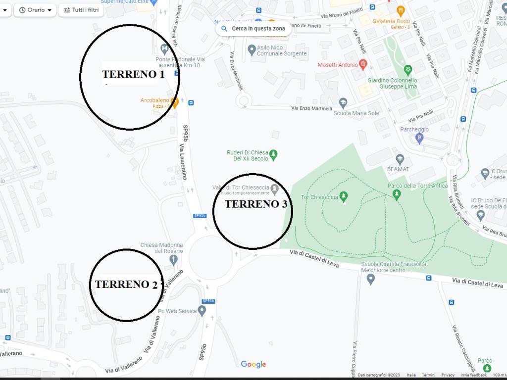terreno agricolo in vendita a Roma in zona Castel di Leva