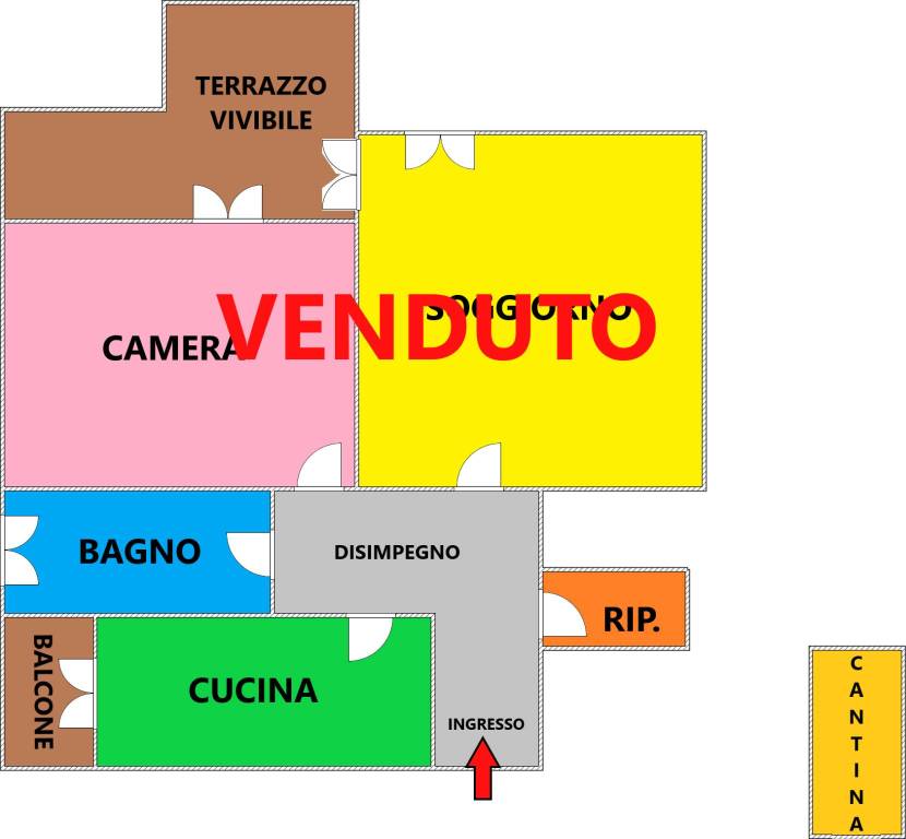 appartamento in vendita a Roma in zona Monte Sacro/Talenti