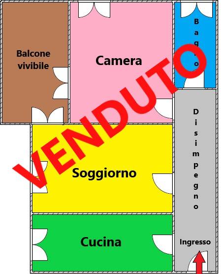 appartamento in vendita a Roma in zona Monte Sacro/Talenti
