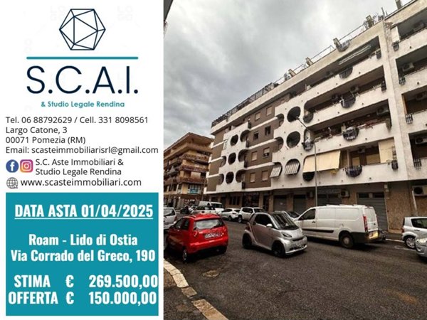 appartamento in vendita a Roma in zona Ostia