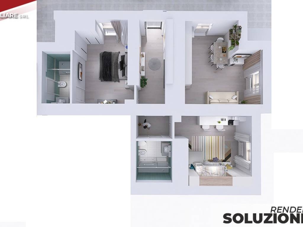 appartamento in vendita a Roma in zona Vitinia