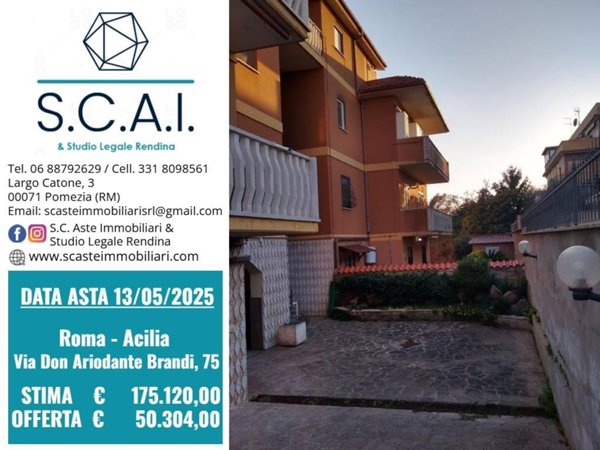 appartamento in vendita a Roma in zona Acilia