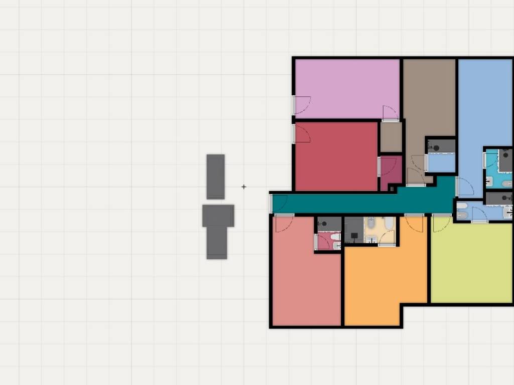 monolocale in vendita a Roma in zona Borghesiana